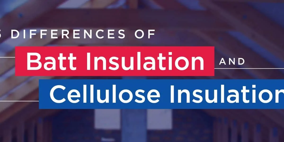 5 differences of batt insulation and cellulose insulation