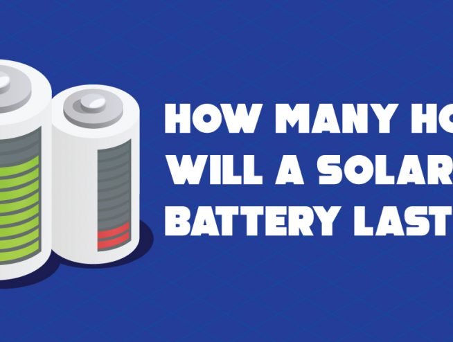 How many hours will a solar battery last